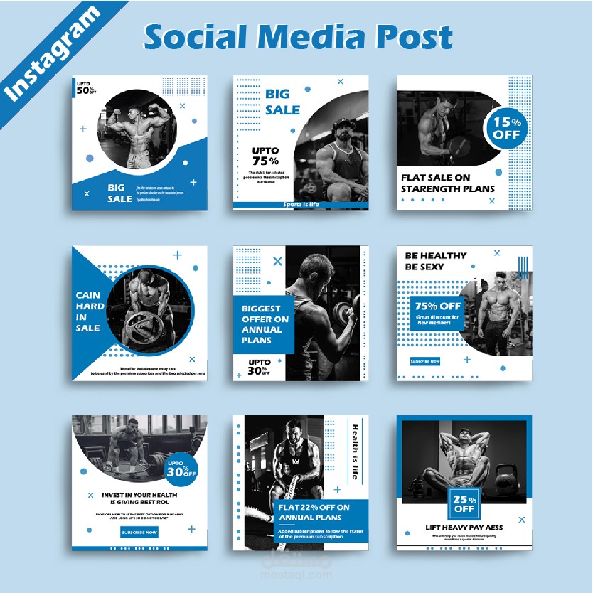 تصاميم سوشل ميديا لنادي رياضي