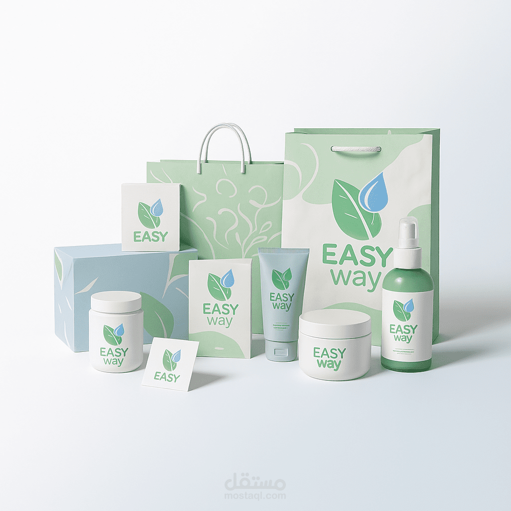 لوجو وهويه لشركه easy way