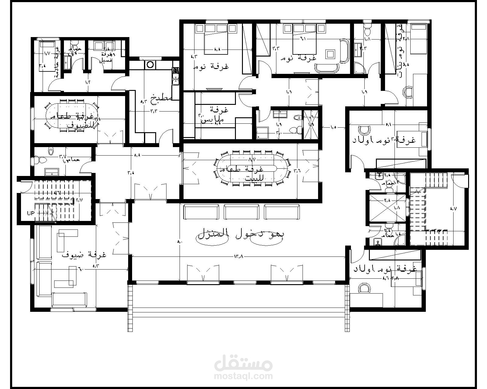 تصميم معمارى منزل