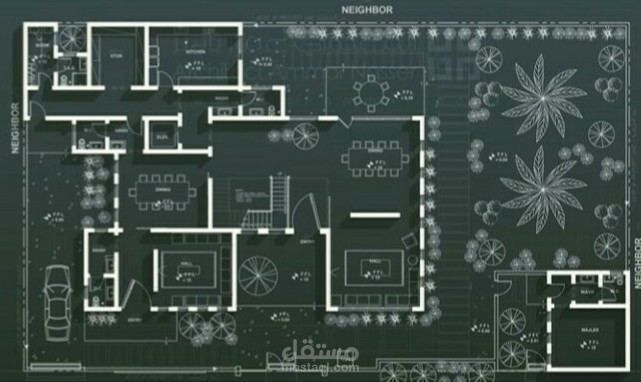 تصميم معمارى فيلا