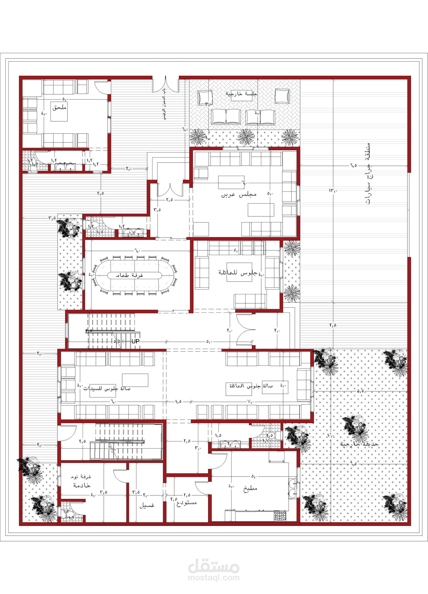تصميم معمارى لفيلا دورين +شقة مسروقة