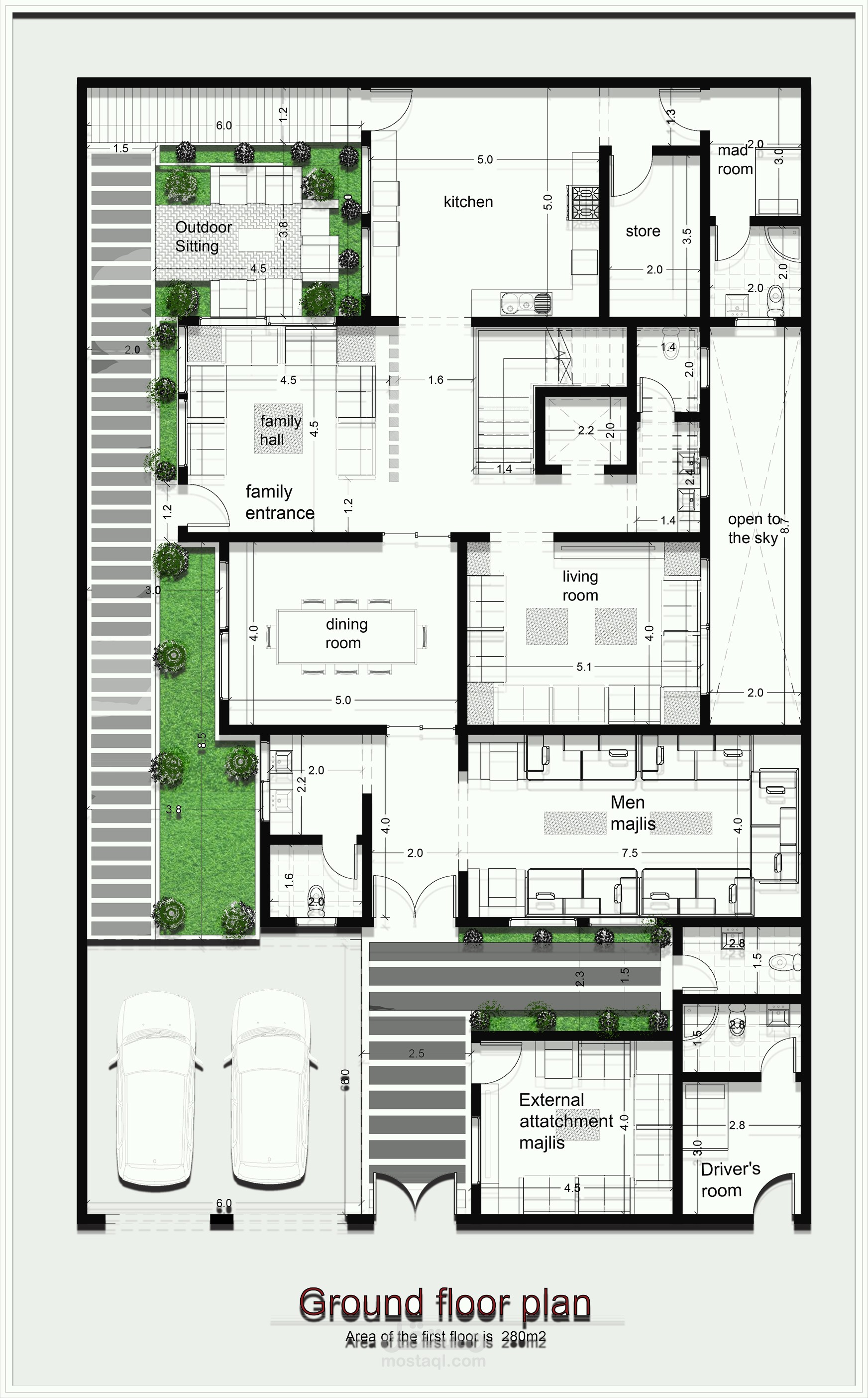 تصميم فيلا سكنى