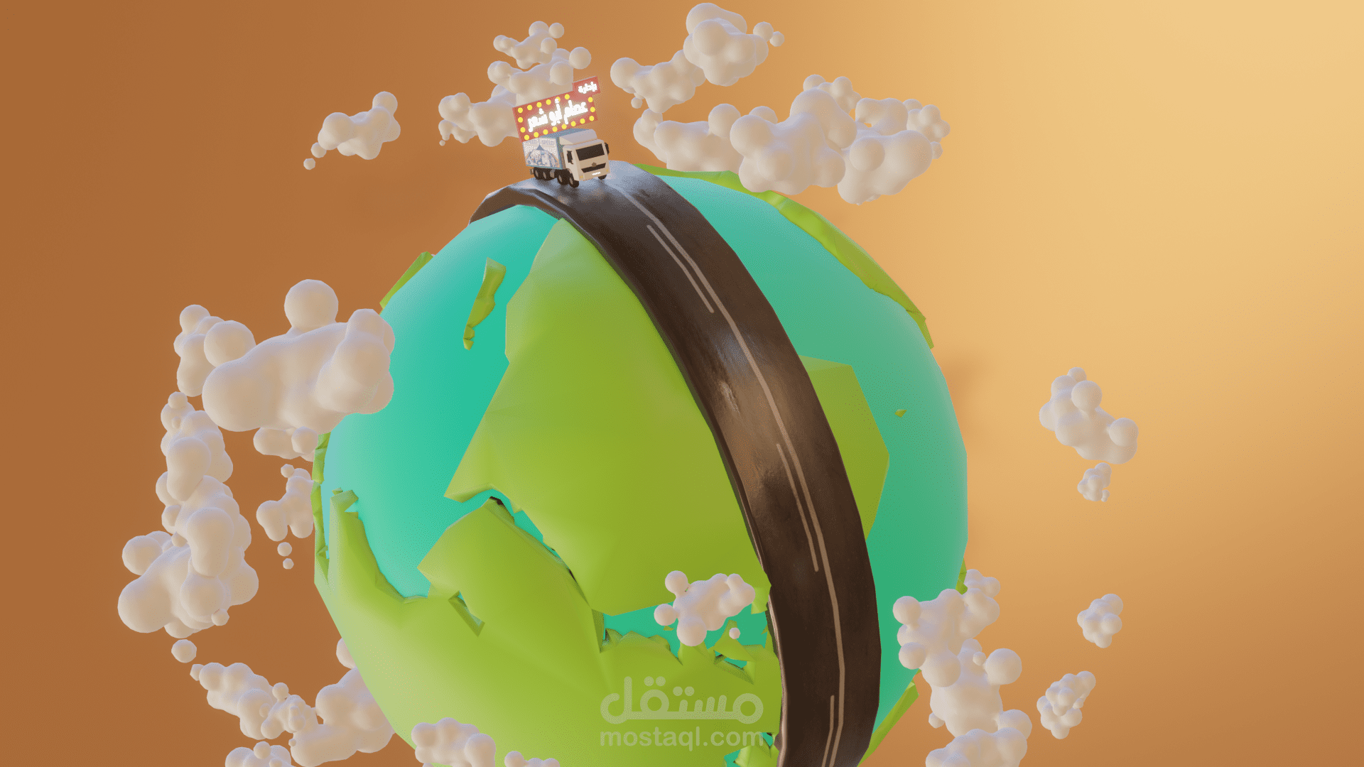 تصميم طلب فيديو دعائي لشركة شحن cargo