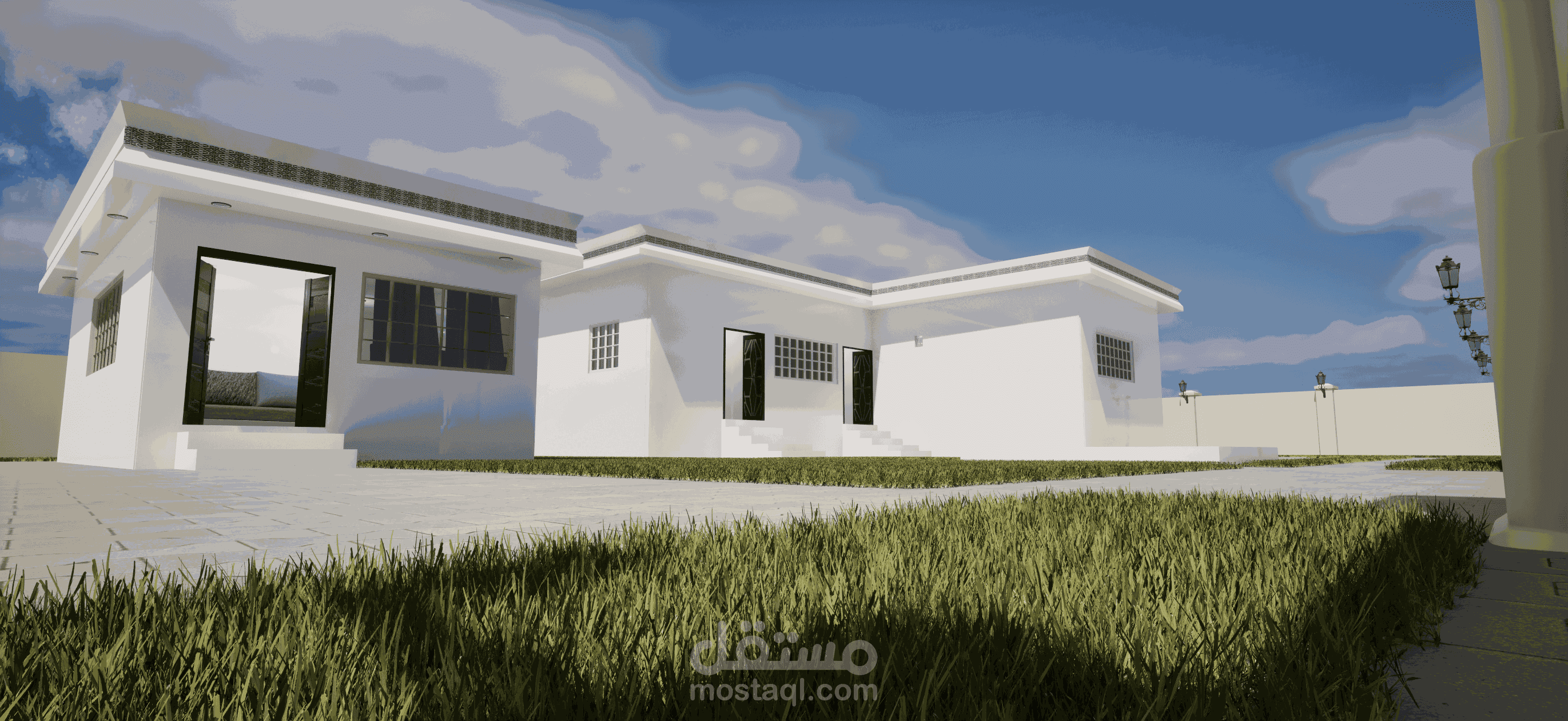 تصميم منزل ثلاثي الابعاد