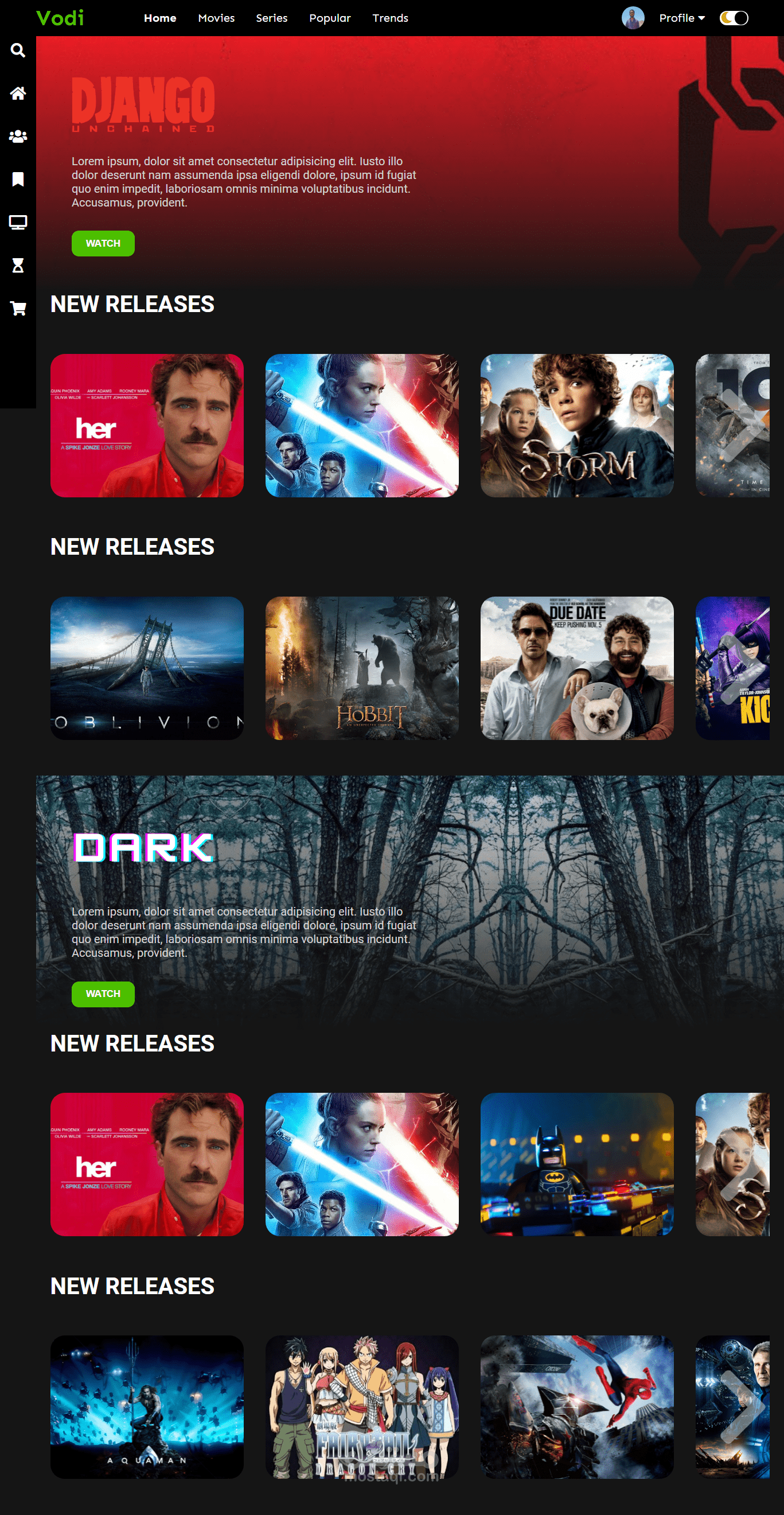 Movie website