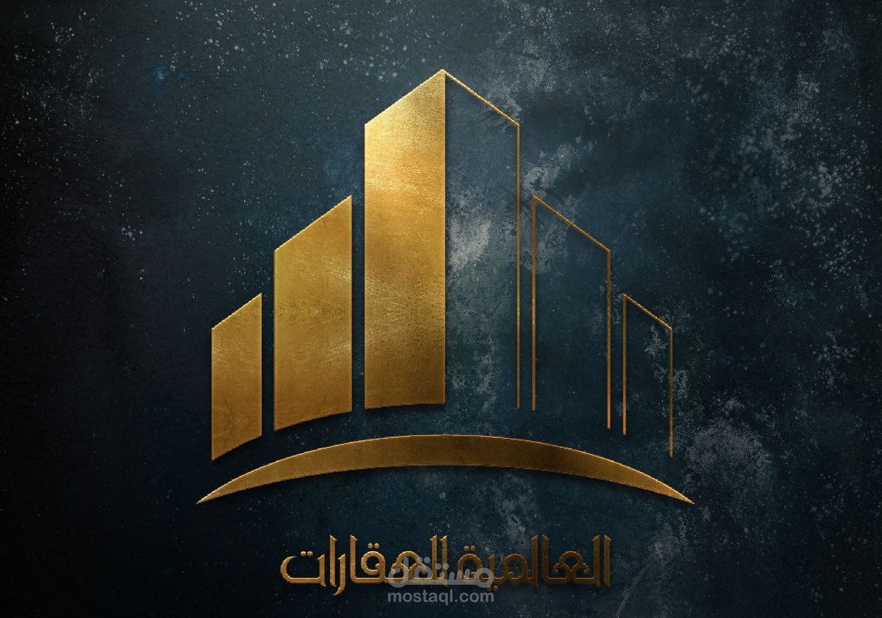 تصميم شعار احترافي لشركة عقارية مبتكرة
