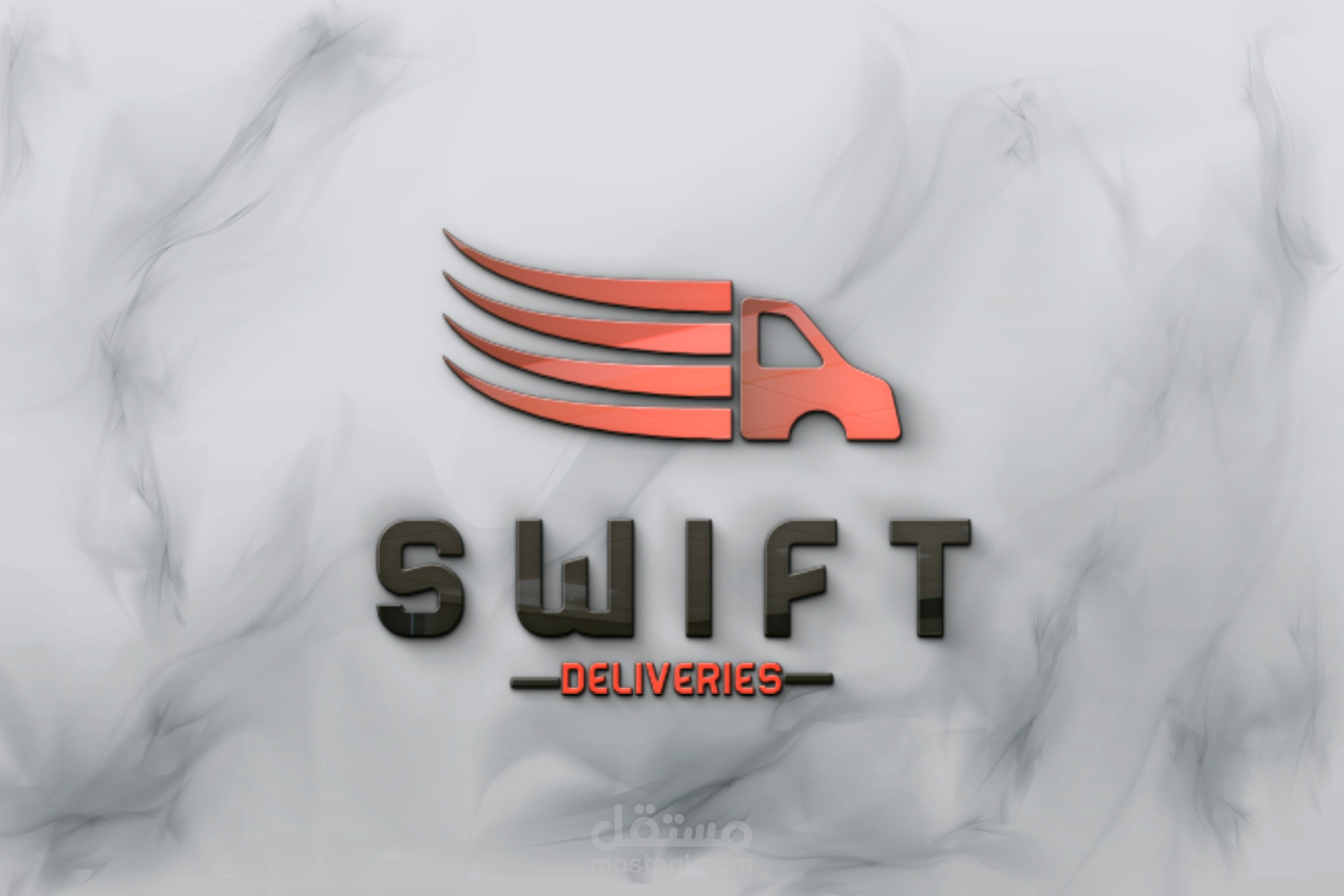 تصميم شعار احترافي يعكس السرعة والدقة لخدمات شركة توصيل Swift Deliveries"