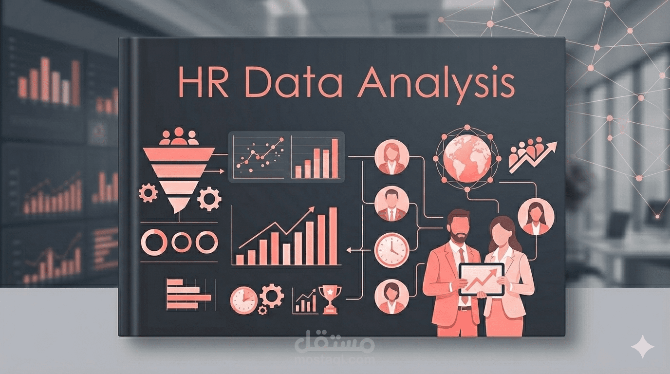تحليل توزيع الموظفين والتركيبة السكانية للشركات | مشروع Power BI احترافي
