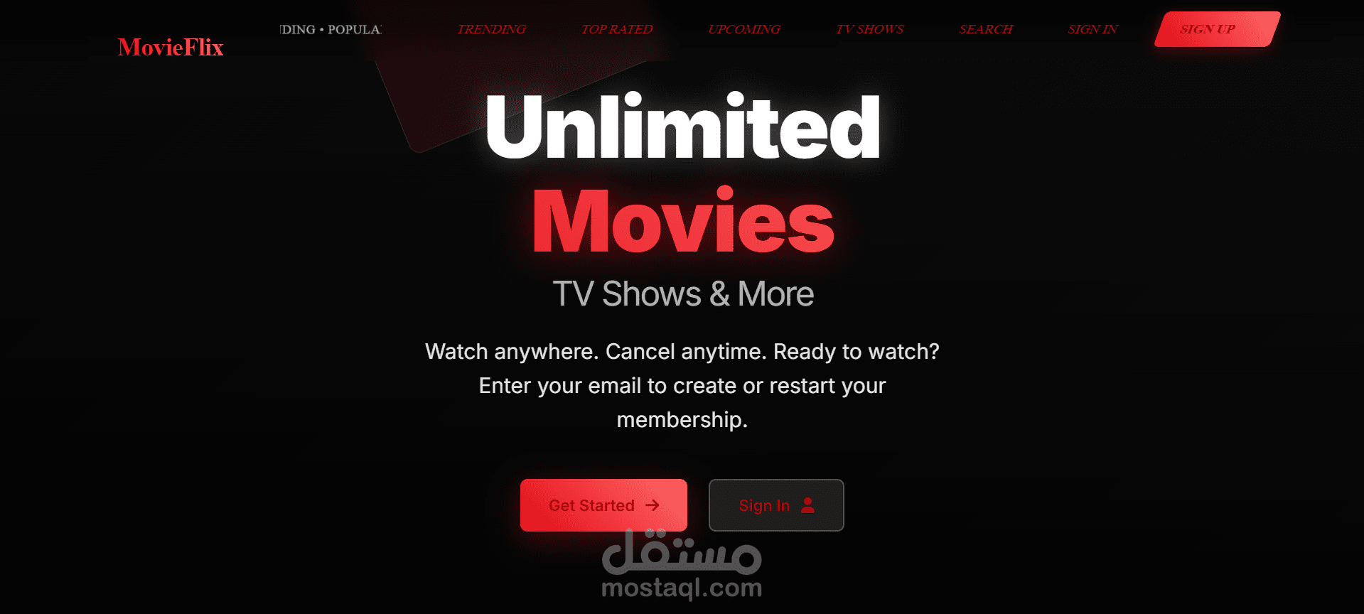 Trending (Luxury UI) Movie