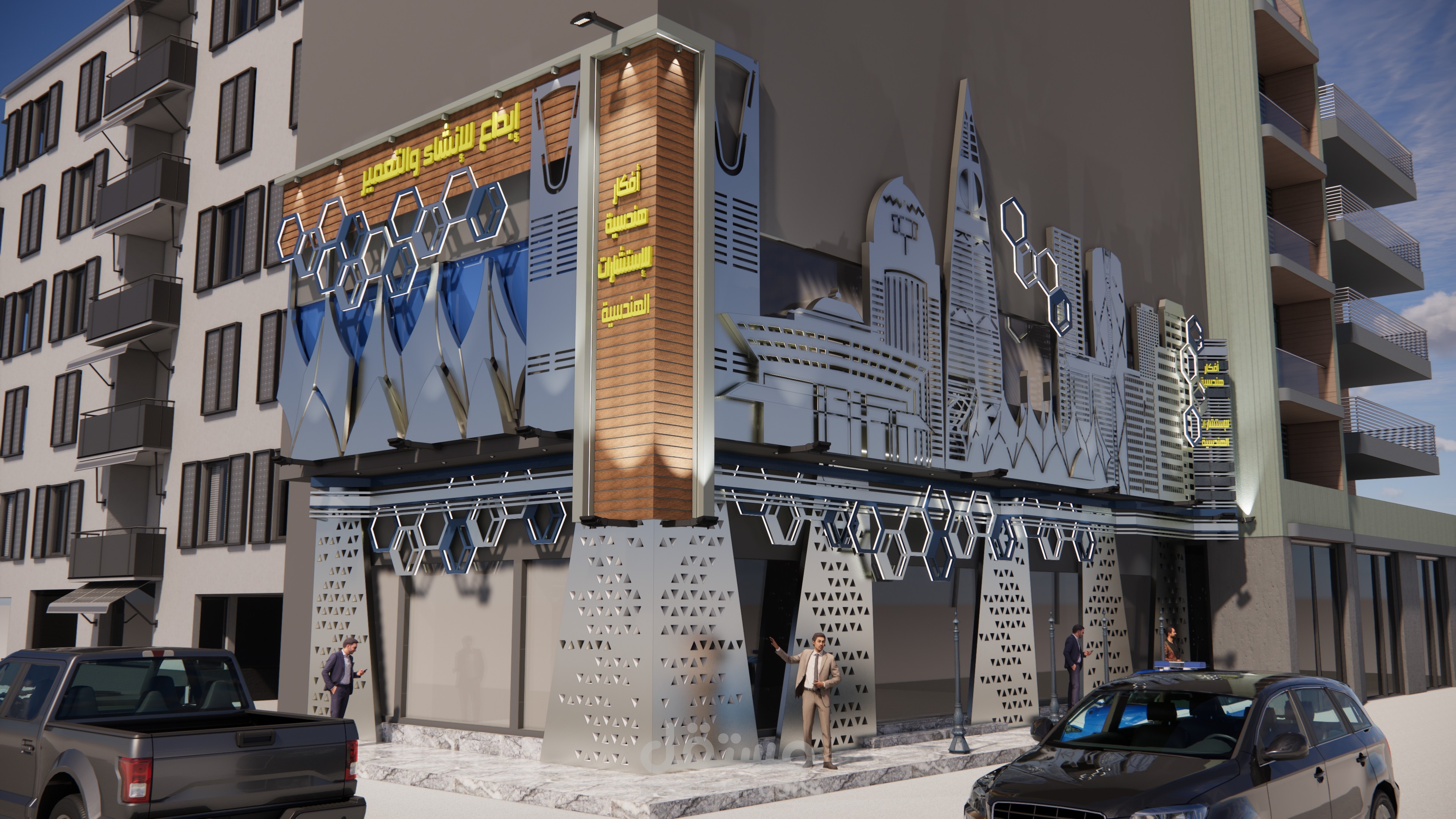 تصميم واجهات مودرن ونيو كلاسيك