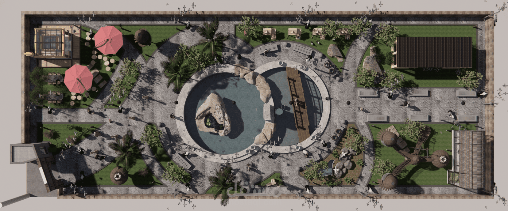 حديقة الطيور (لاند سكيب)