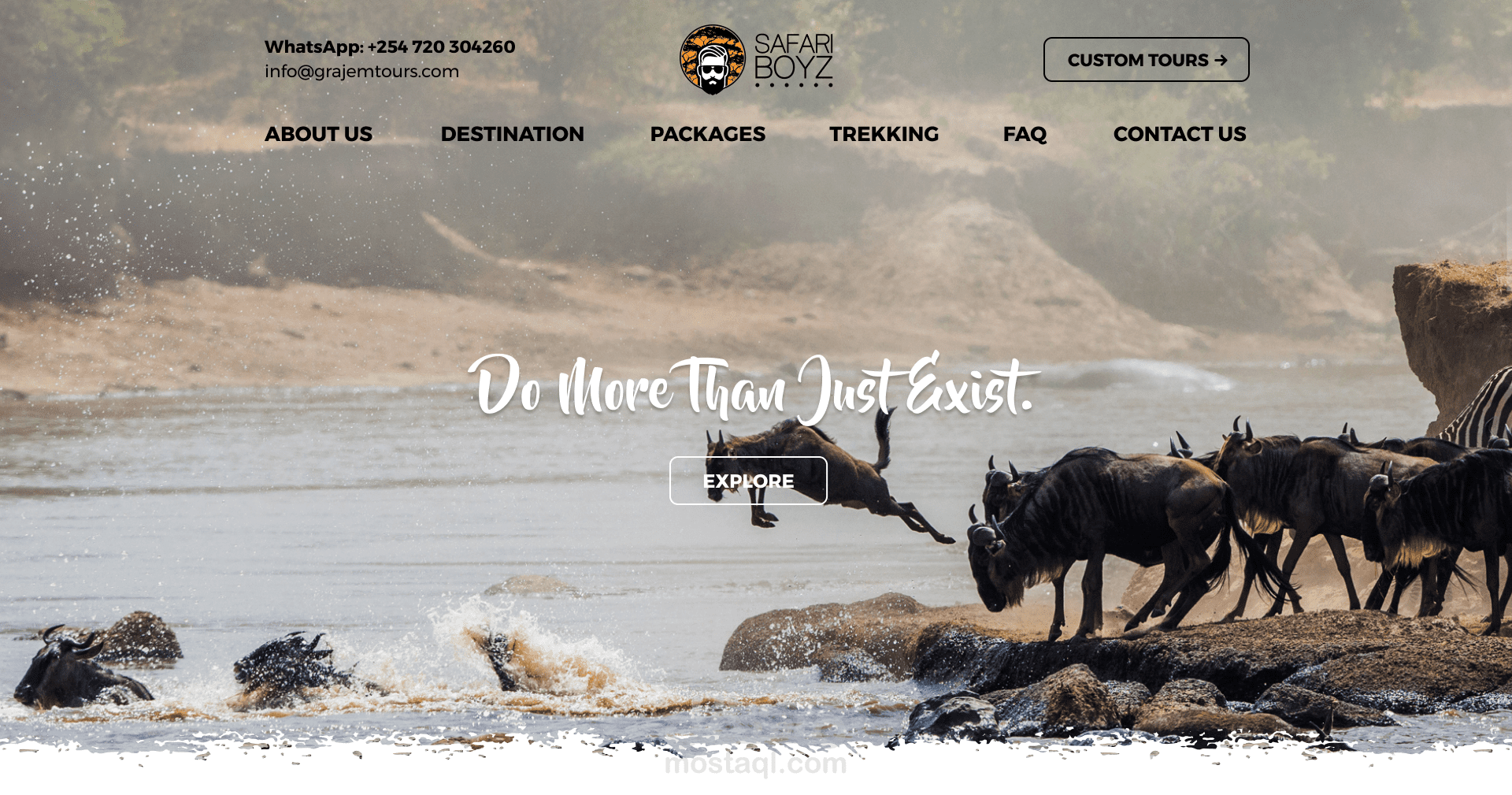 Safari Boyz – Adventure Travel Website