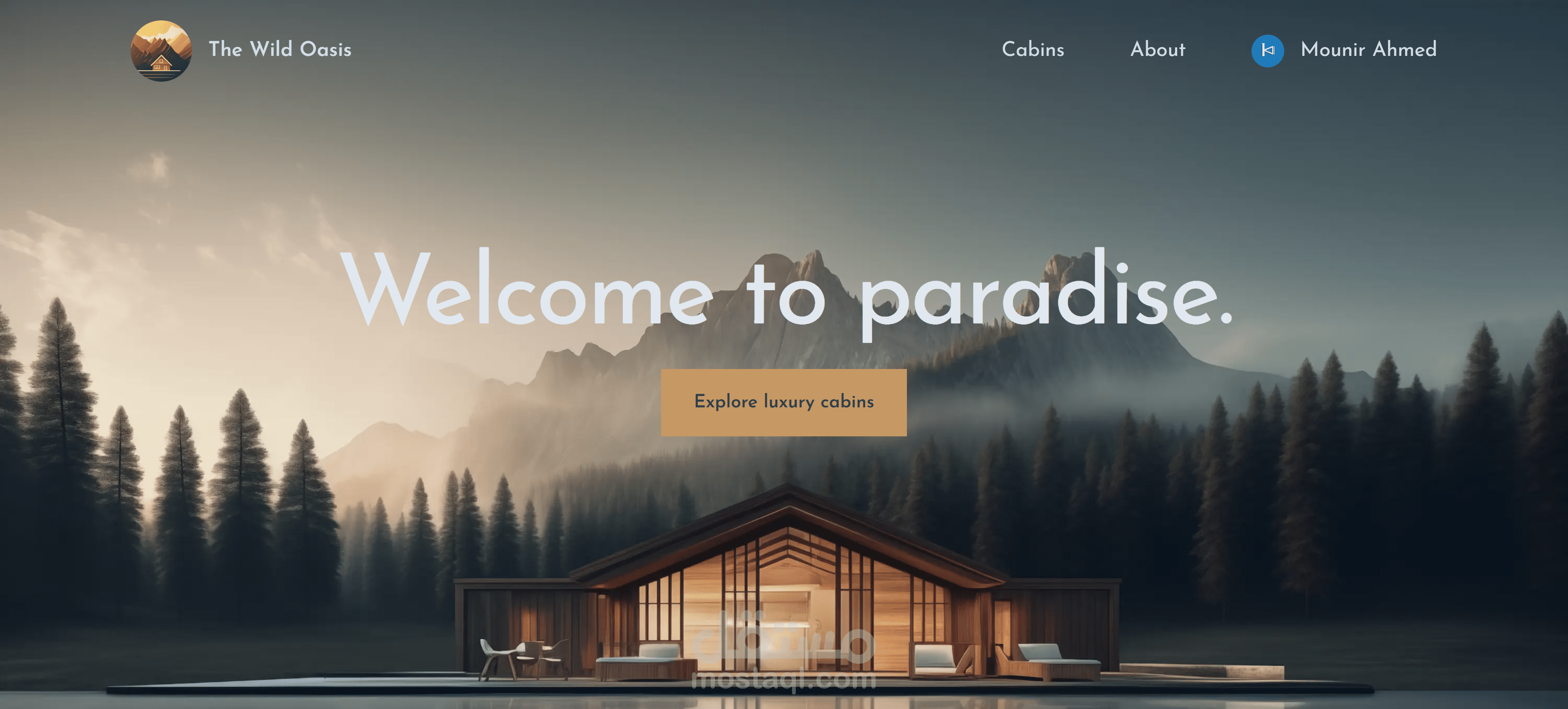 The Wild Oasis – A Next.js Cabin Booking App