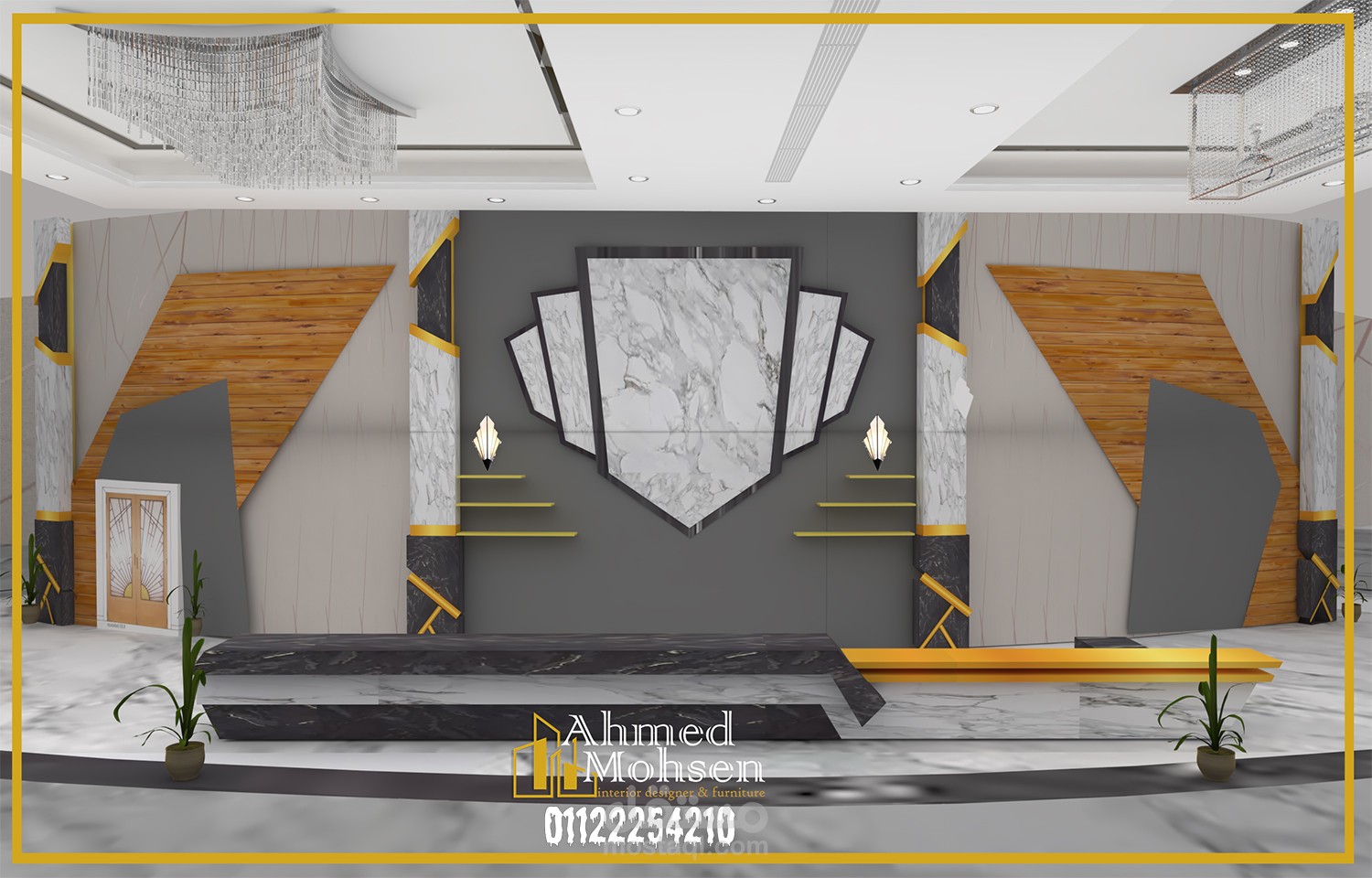 تصميم رسبشن فندقى