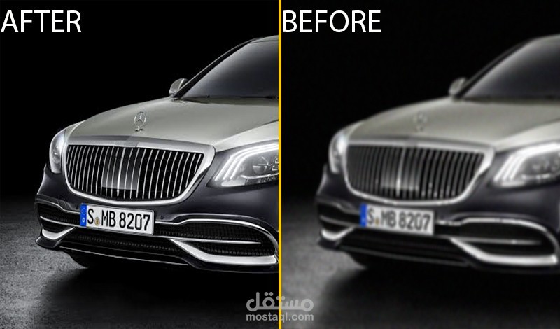 تحسين جودة الصور المبكسله وزيادة ابعادها بالفوتوشوب