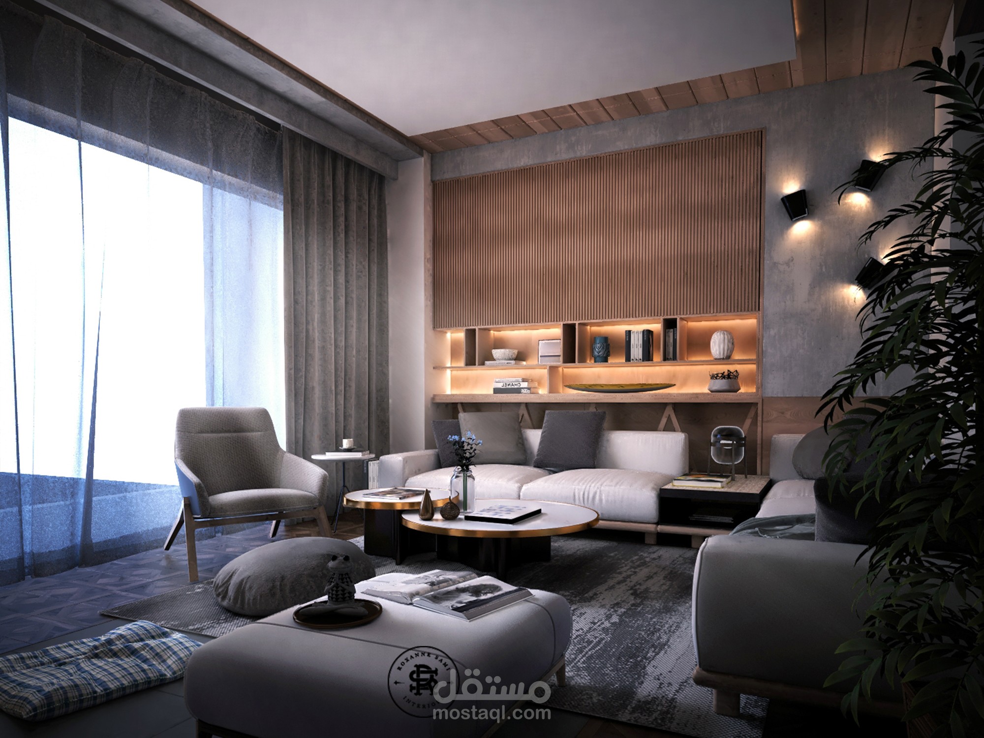 RANCH STYLE WITH BRIGHT COLOURS LIVINNG AREA