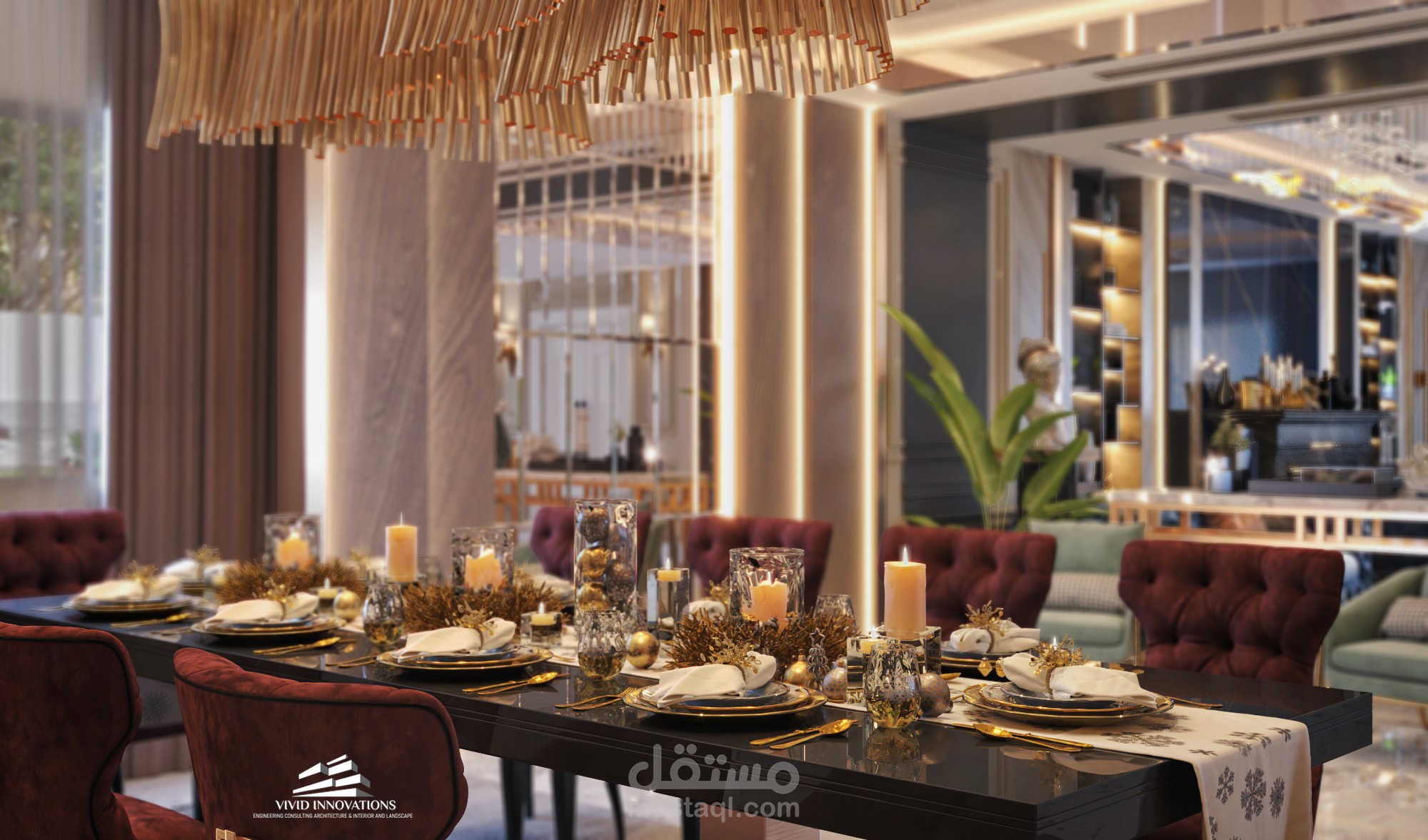 MAJLES REJAL & DINNING AREA IN SAUDI ARABIA