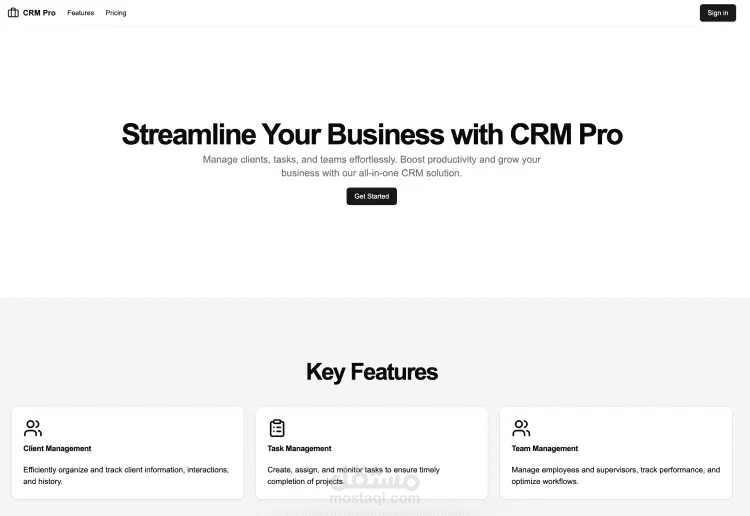 نظام CRM لإدارة العملاء