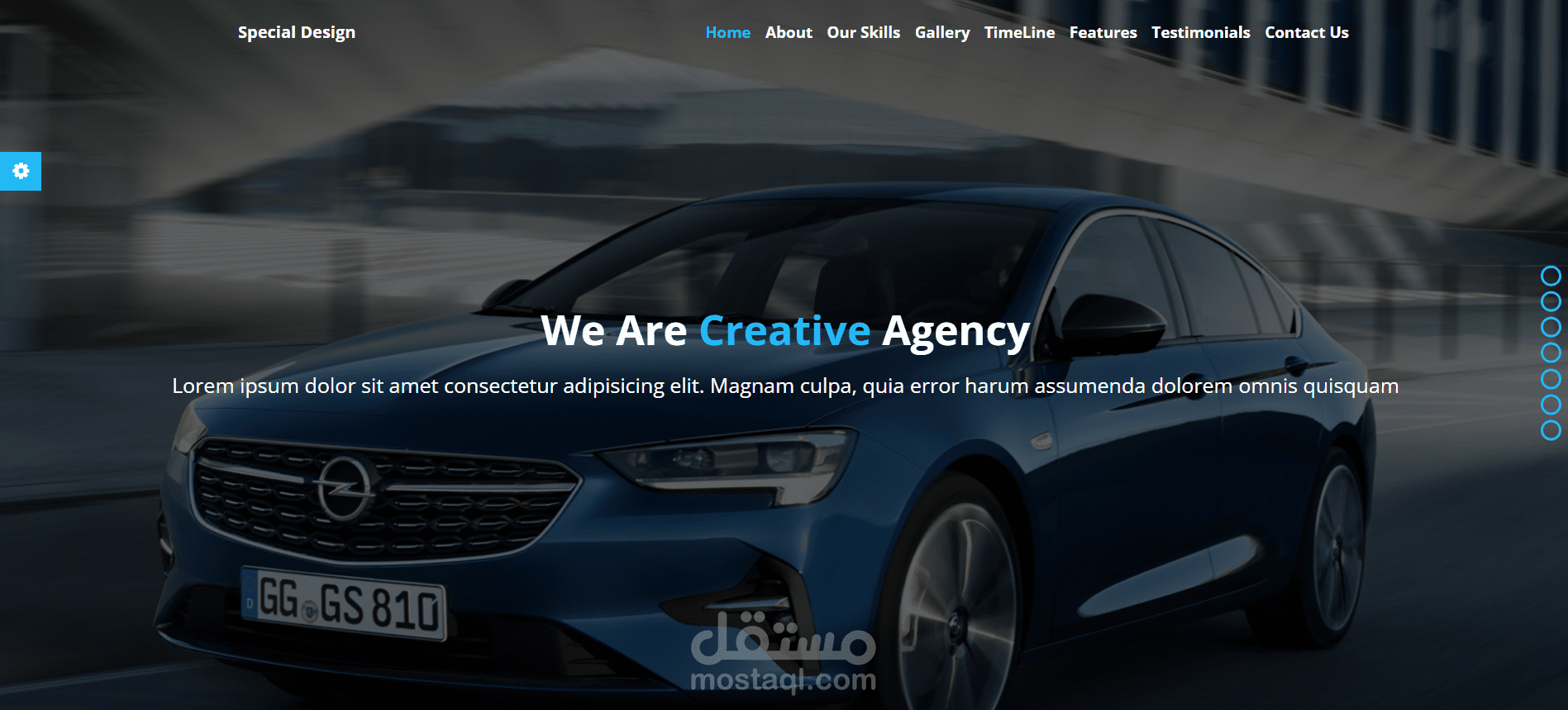 Customizable Company Website (HTML, CSS, JavaScript)