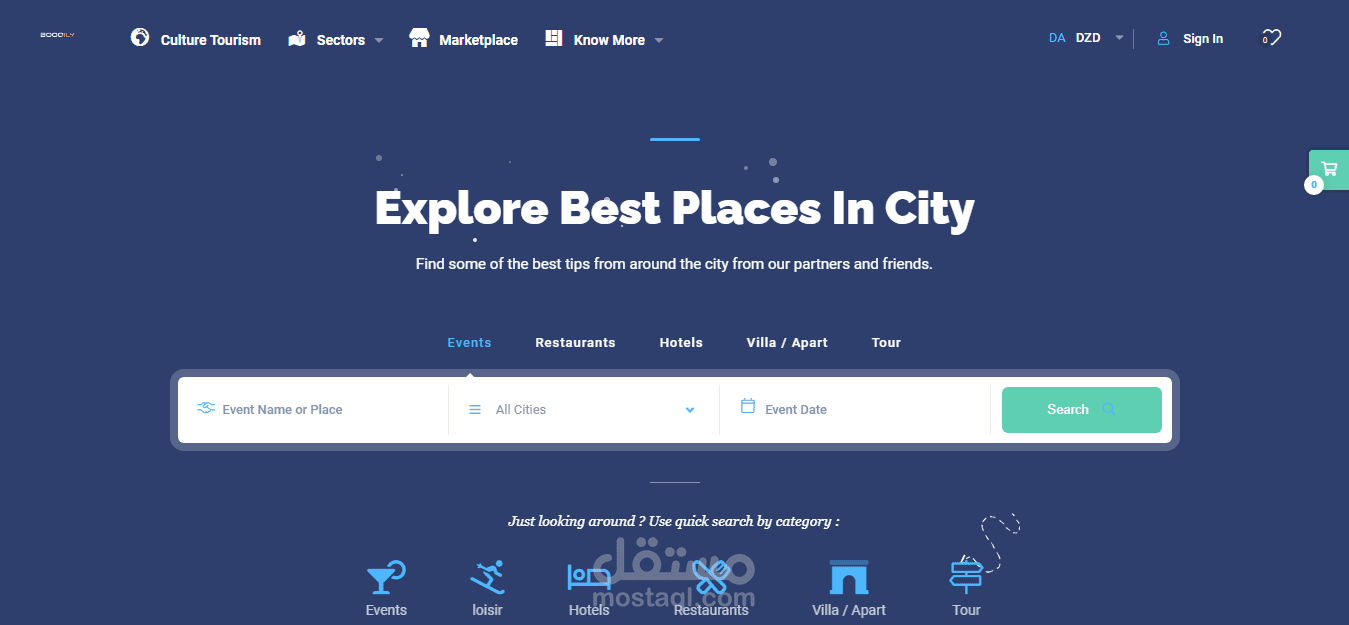 منصة حجوزات متخصصة في السياحة تساعد المسافرين في تحديد وجهتهم السياحية بكل اريحية و امان