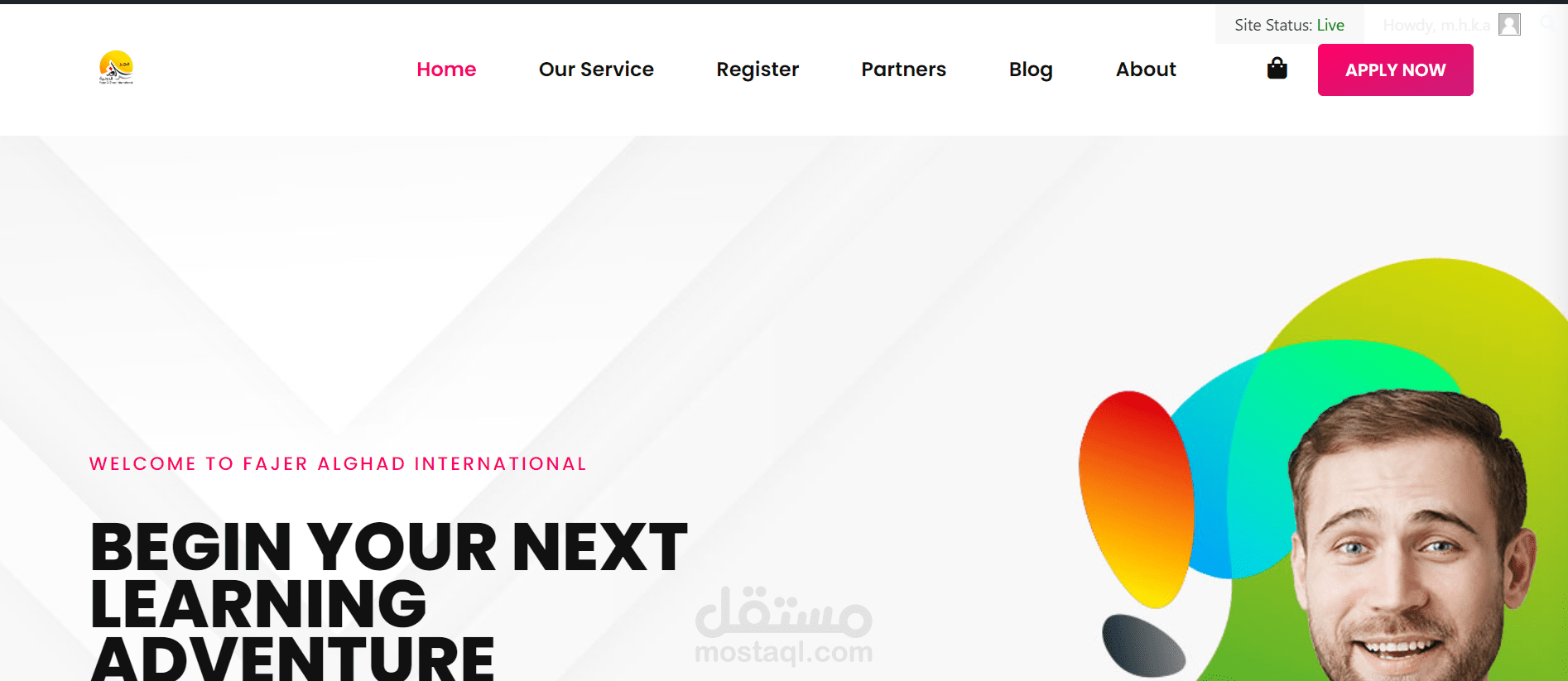 موقع لوكالة سياحية تقدم عدة خدمات