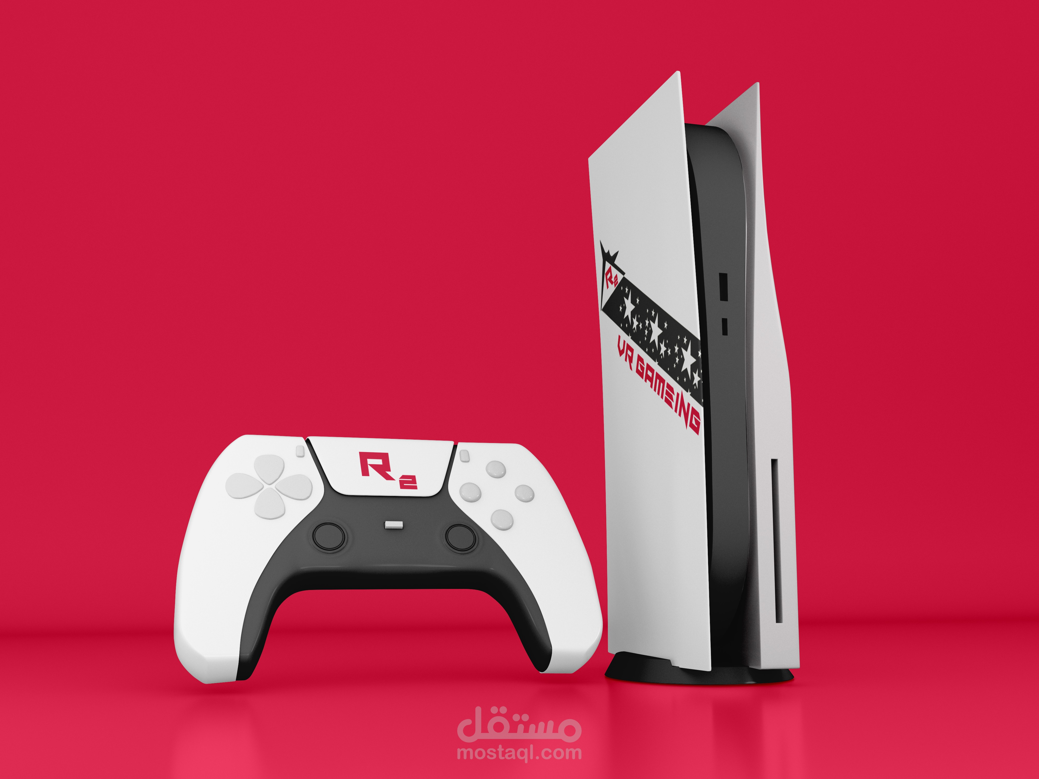 تصميم بوستر محل بلايستيشن R2