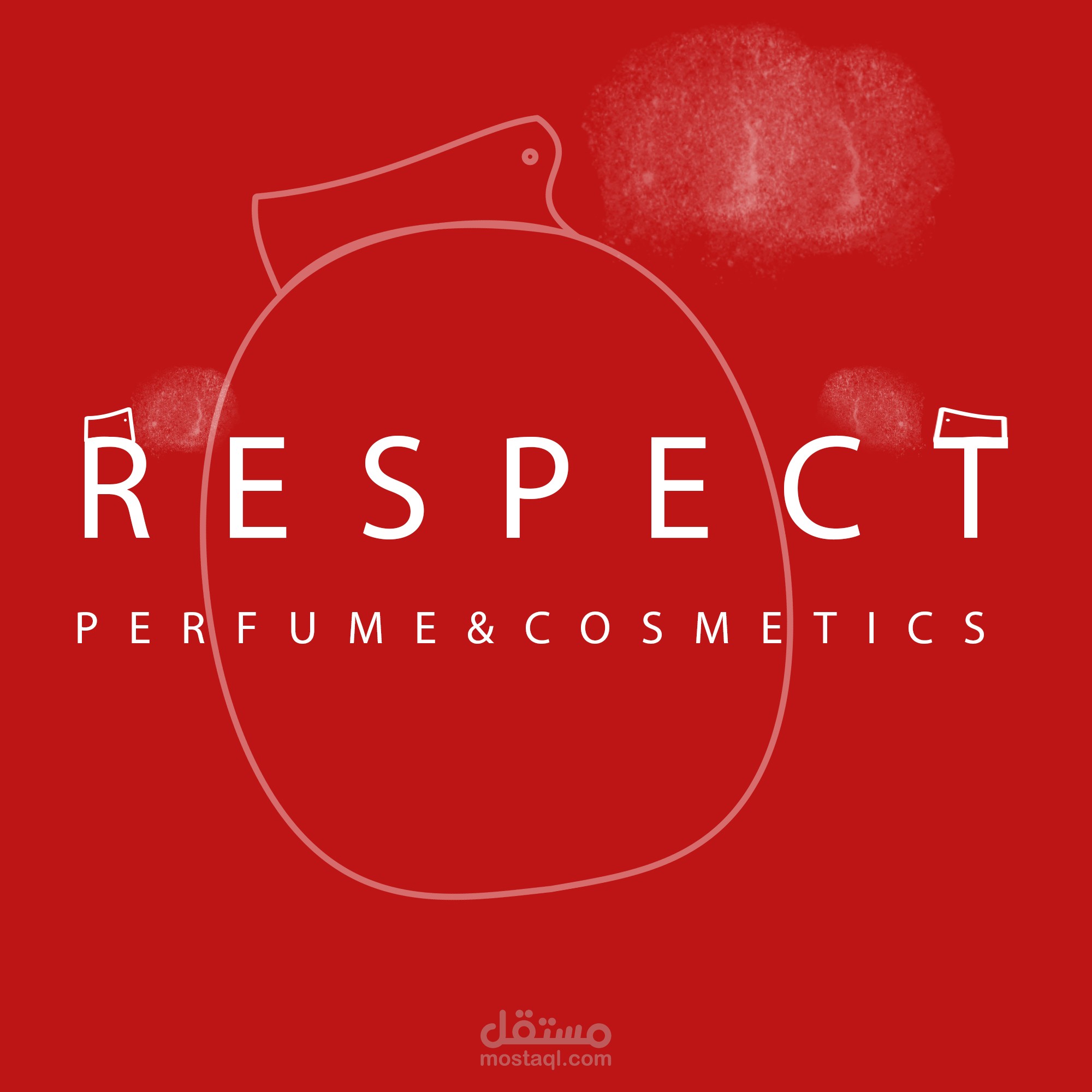 تصميم جديد وعصري لمحل عطور RESPECT