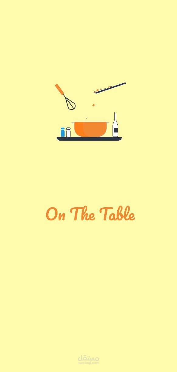 on the table