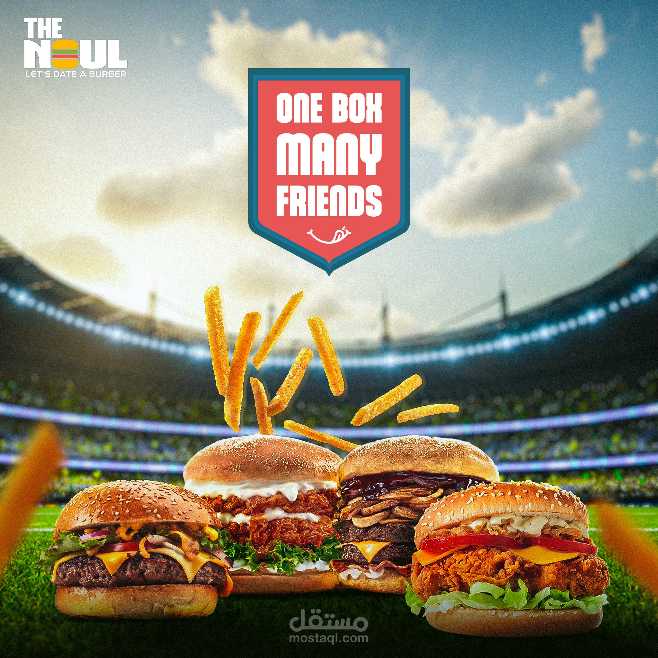 ذا نول برجر تصميمات سوشيال ميديا