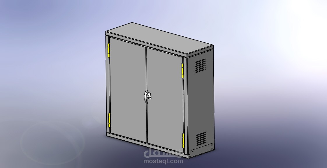 تصميم خزانة فلاذية