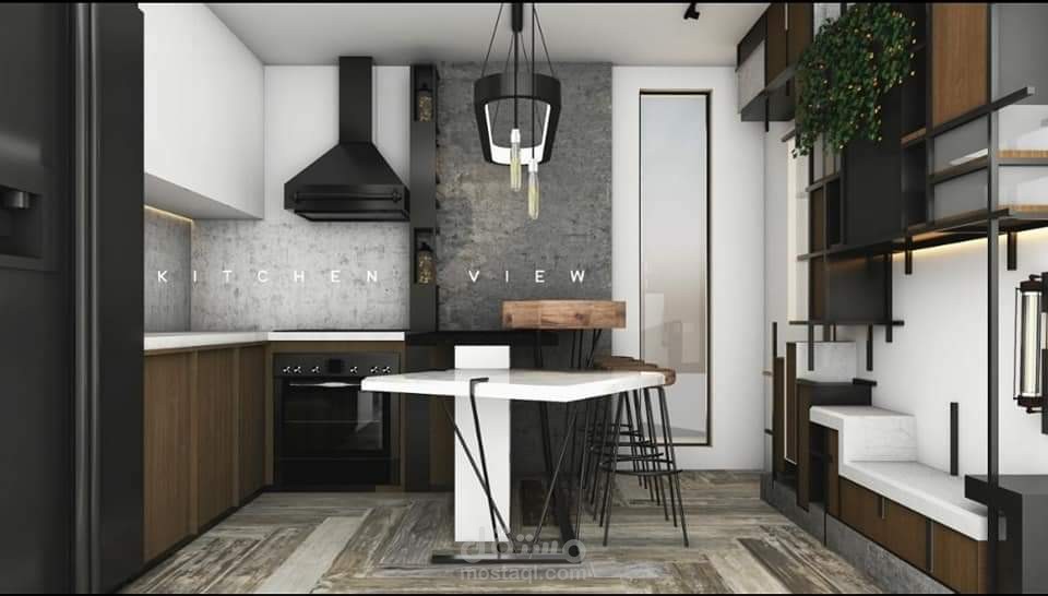 تصميم داخلي لشقة سكنية