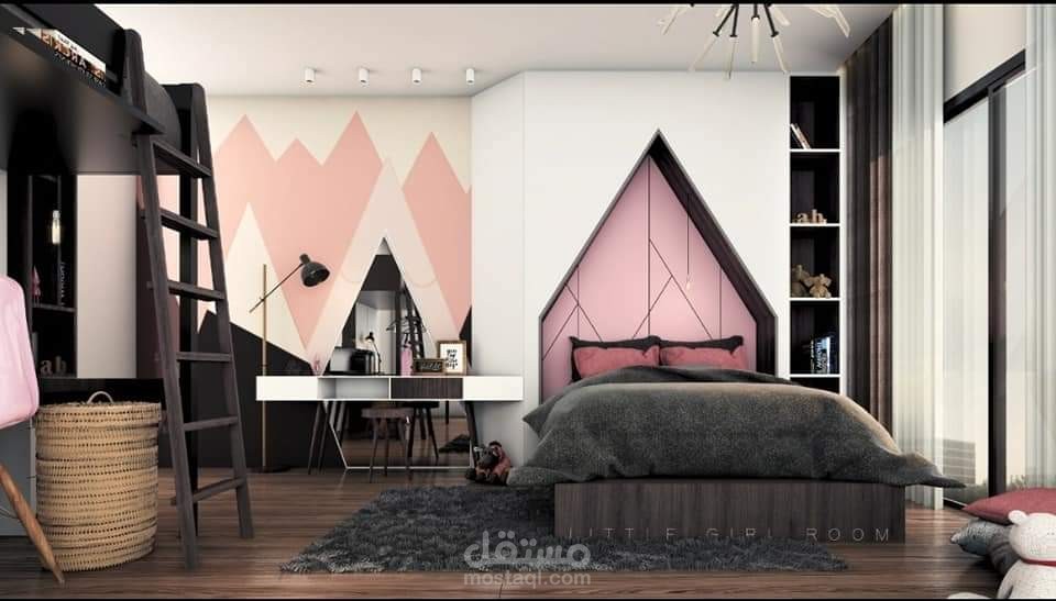 تصميم داخلي لشقة سكنية