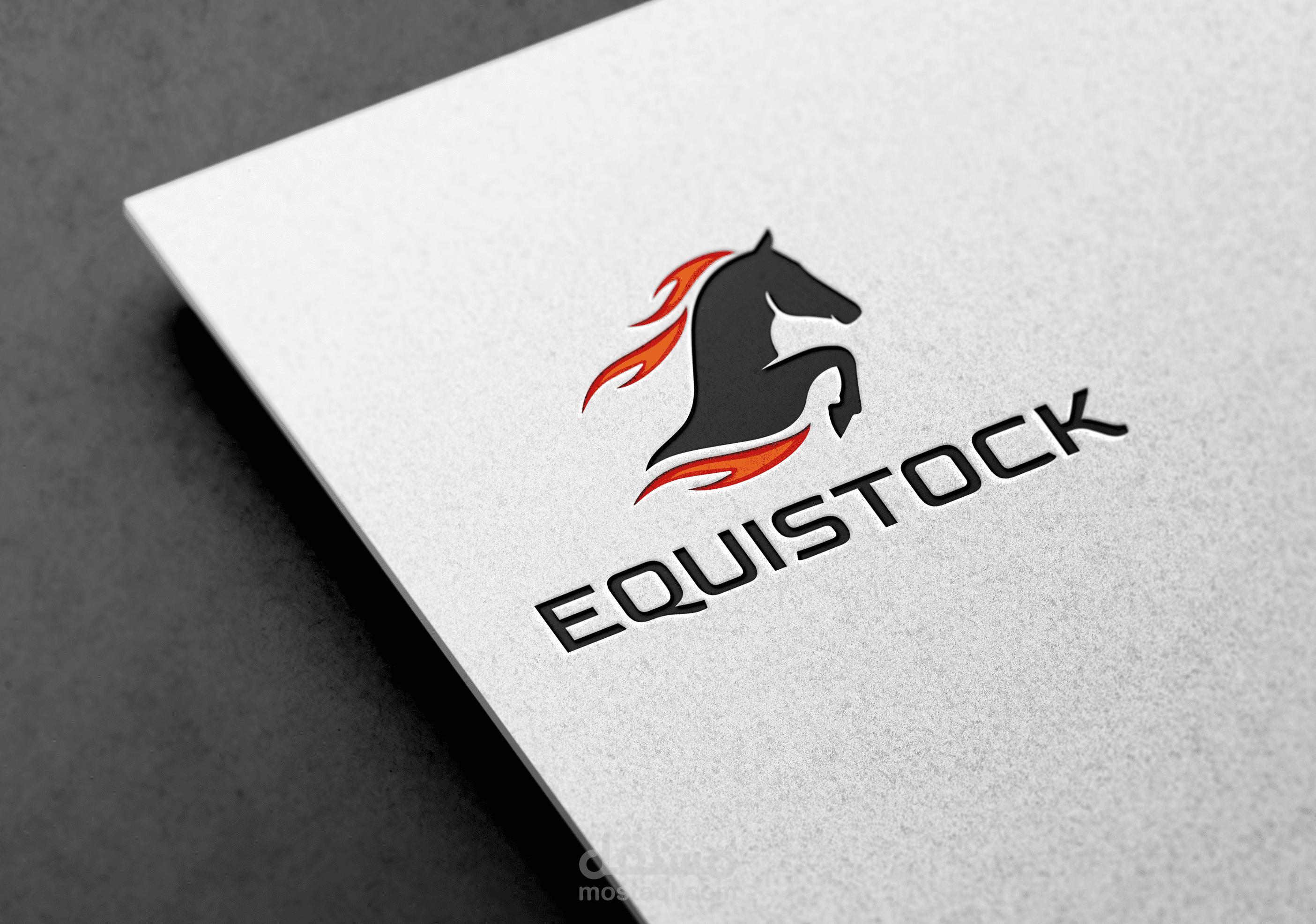 تصميم شعار لشركة خاصة بالفروسية