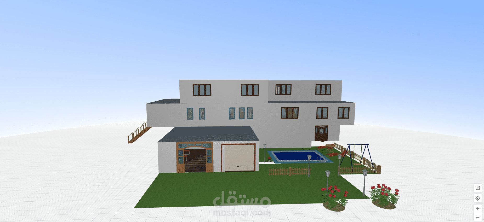 تصميم 3D و 5D  و ديكور خارجي و داخلي ( فيلا )
