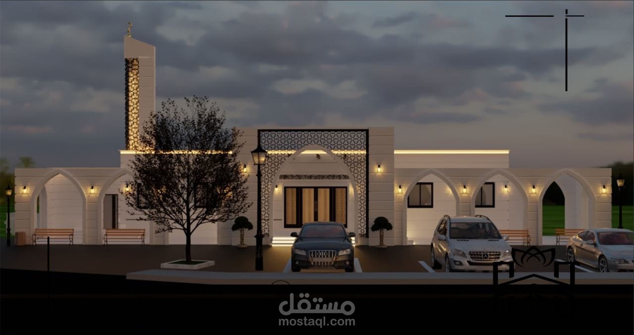 تصميم مسجد