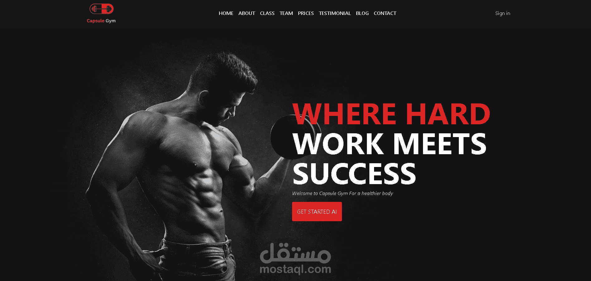 capsule gym منصه شامله للجيم مدعومه بالذكاء الاصطناعي