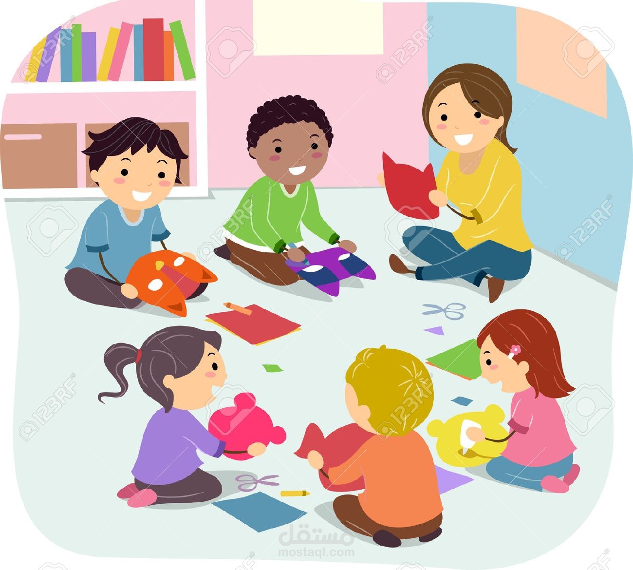 تصميم أنشطة مختلفة للأطفال - منصة رائد