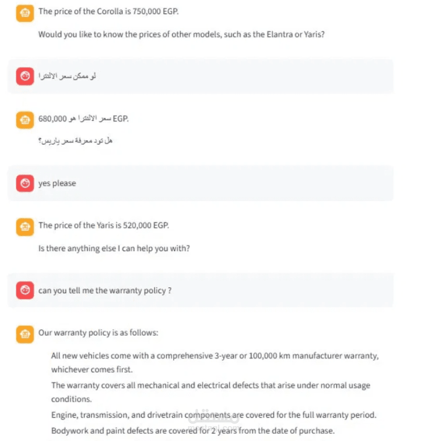 Shikoz: Bilingual AI Car Sales Agent (Arabic/English)