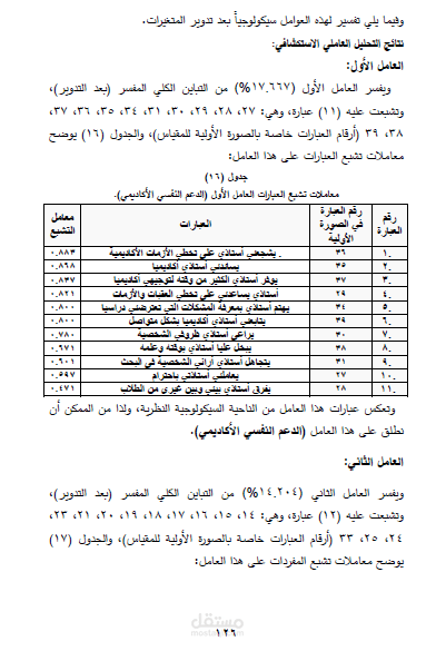 تنسيق وتفريغ الجداول والبيانات الأكاديمية