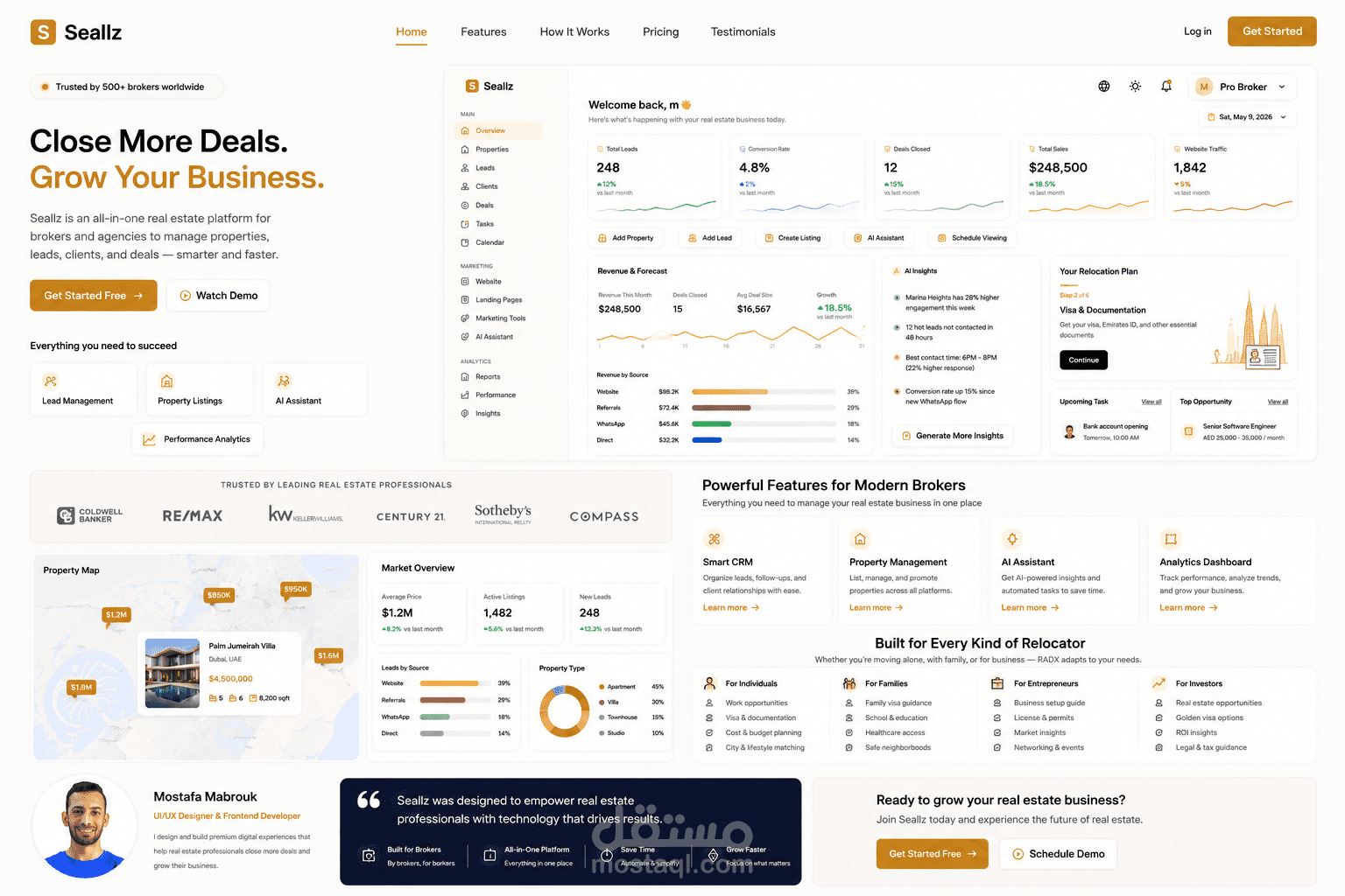 Seallz — Real Estate CRM Platform