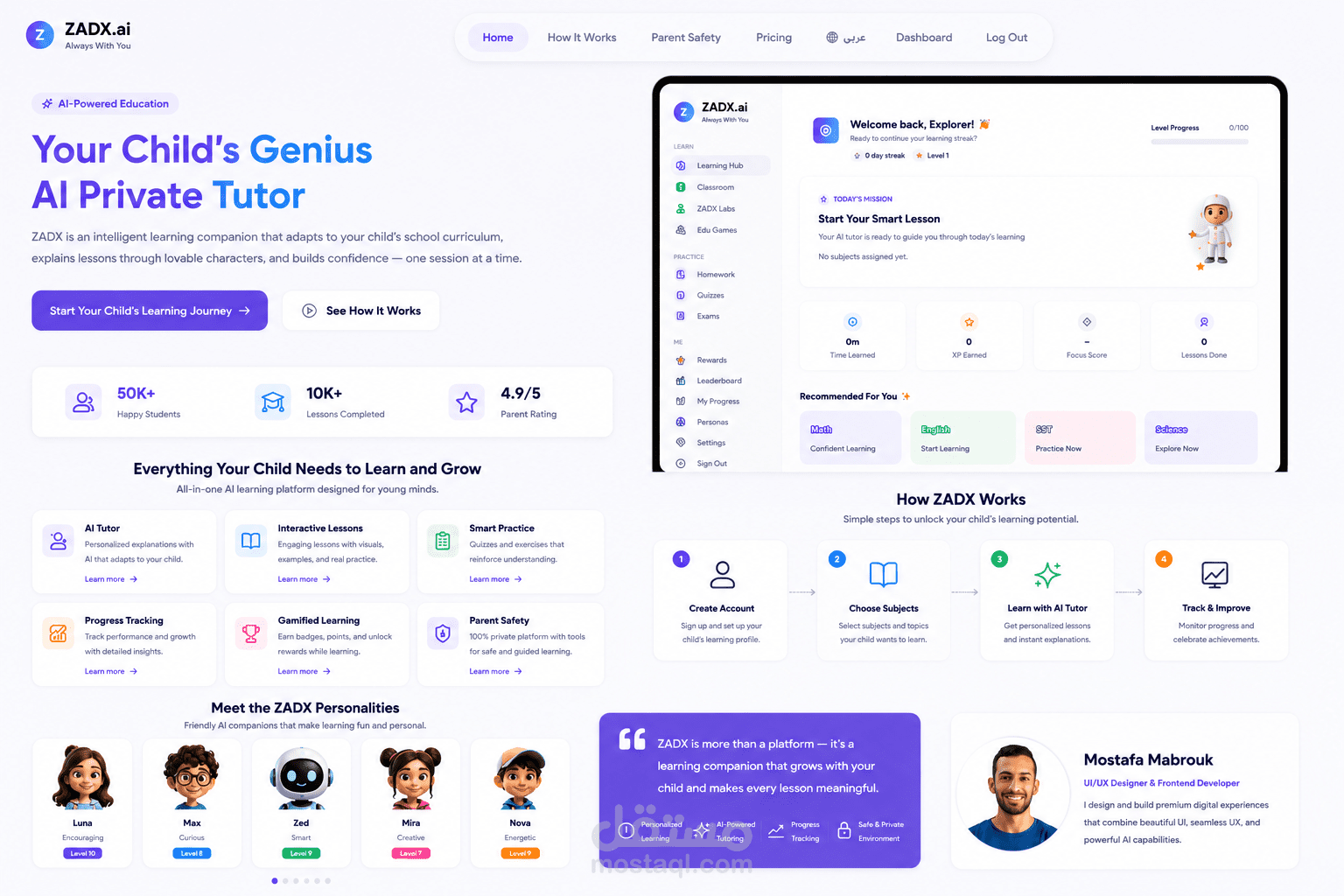 ZADX.ai — AI Learning Companion for Kids