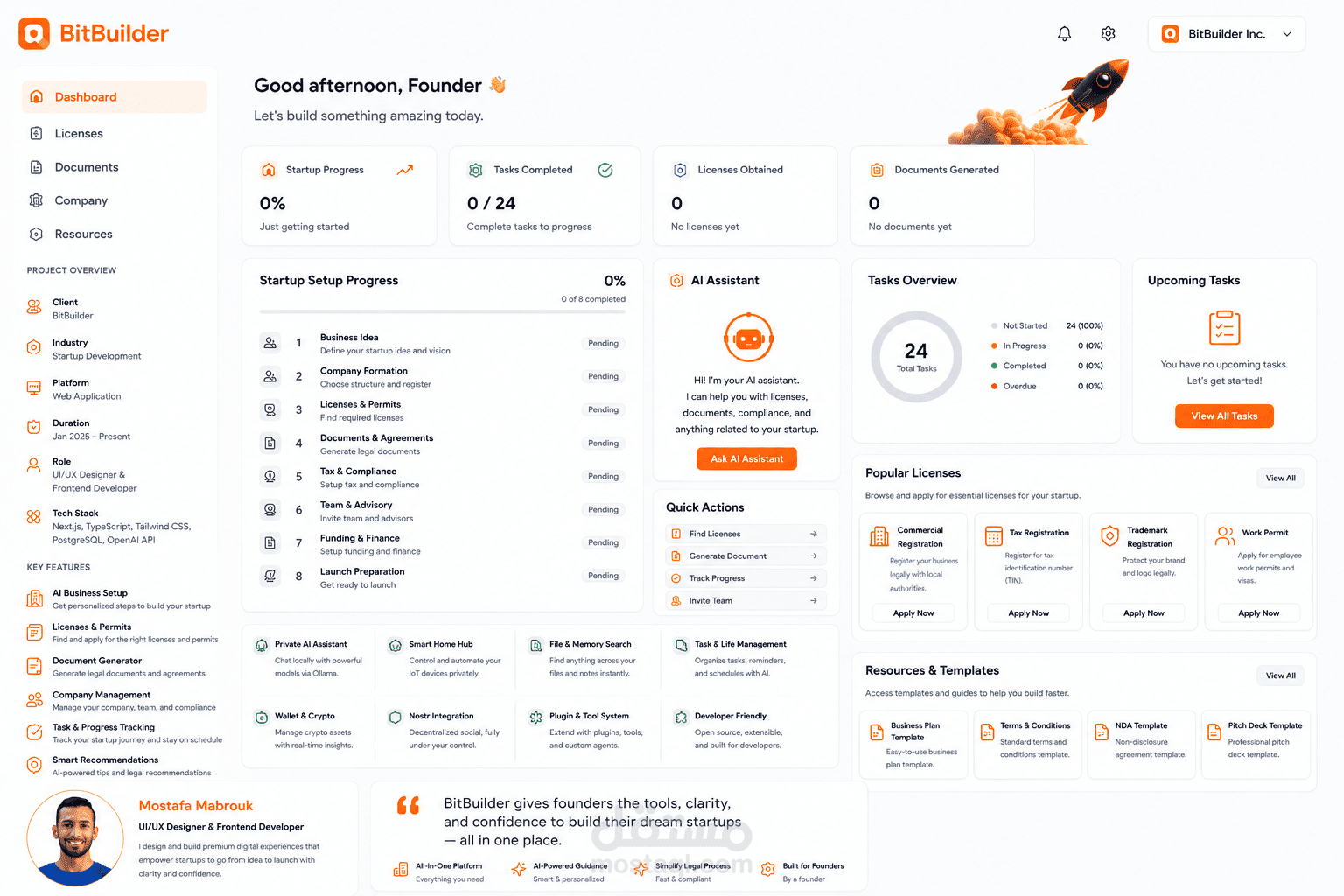 BitBuilder — AI Startup Builder Platform