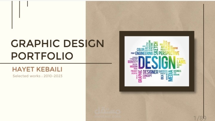 My portfolio in graphic design