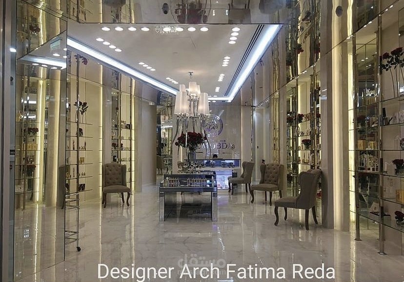 تصميم محل المبدع للعطور في الظهران مول