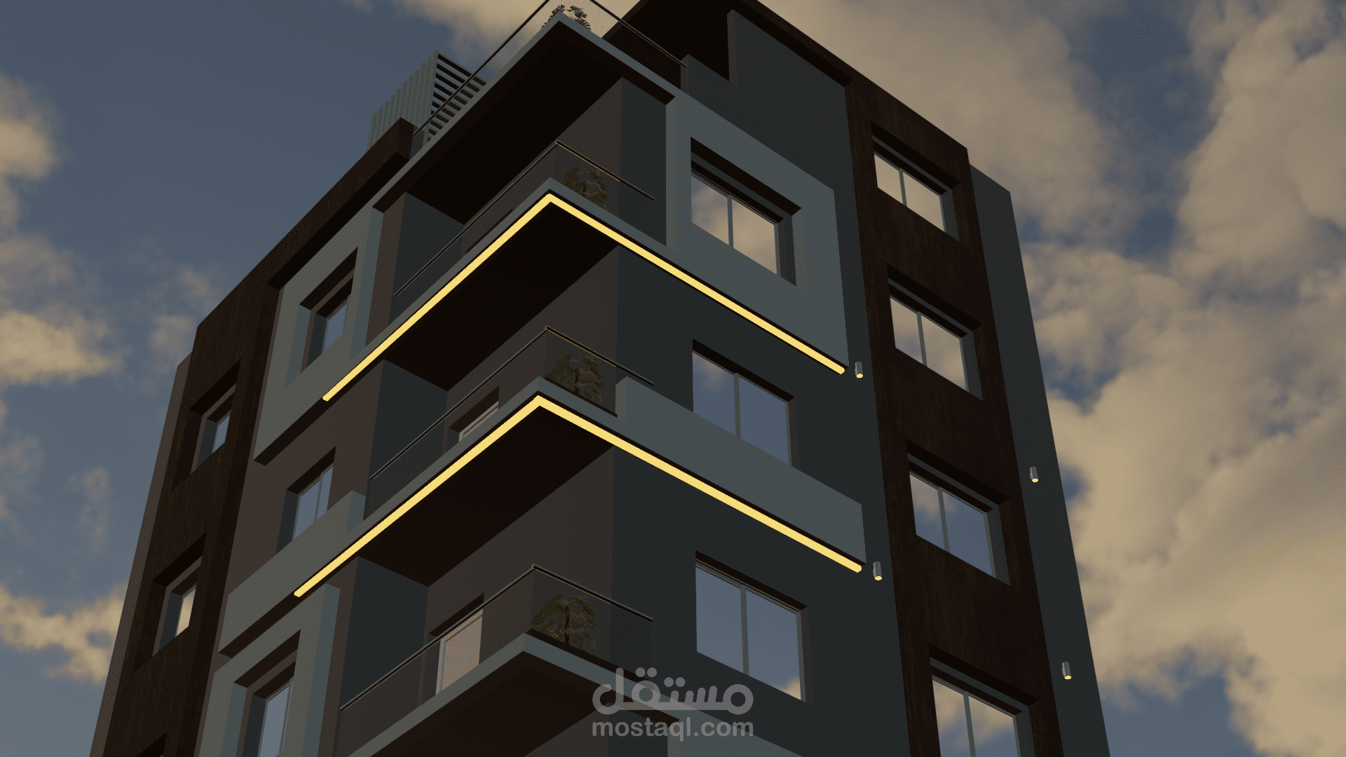 مبنى سكني