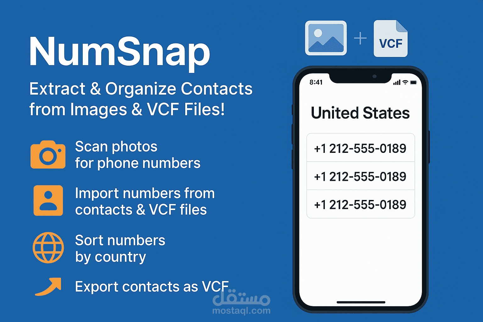 تطبيق ذكي لاستخراج وتنظيم أرقام الهواتف من الصور باستخدام Flutter والذكاء الاصطناعي