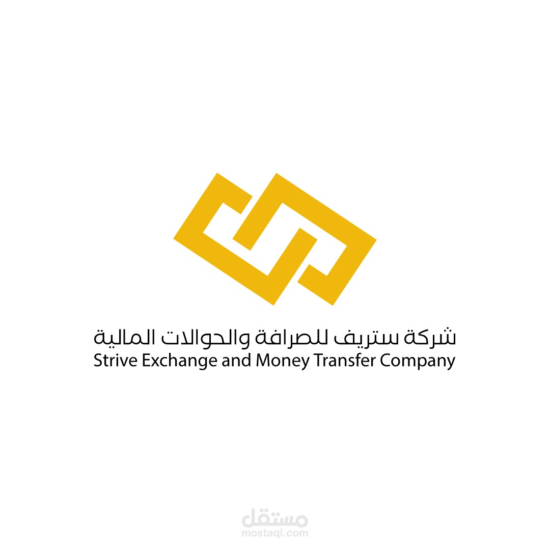هوية بصرية لشركة تداول العملات "strive"
