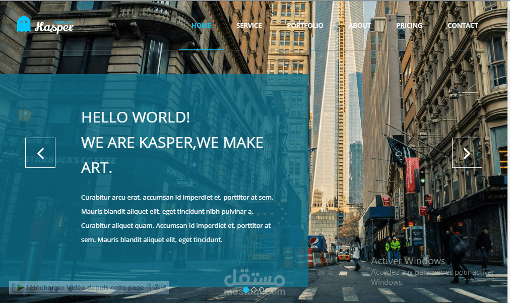 صفحة هبوط   kasper