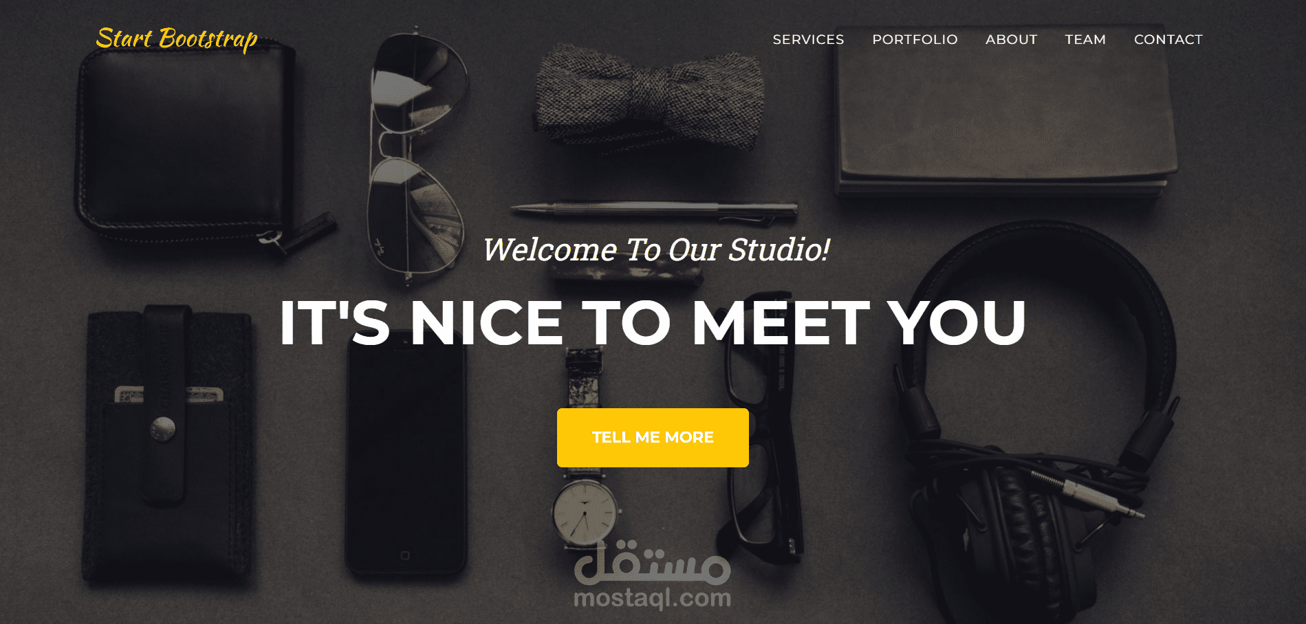 تصميم وتطوير صفحة هبوط احترافية – Landing Page1 - DEMO