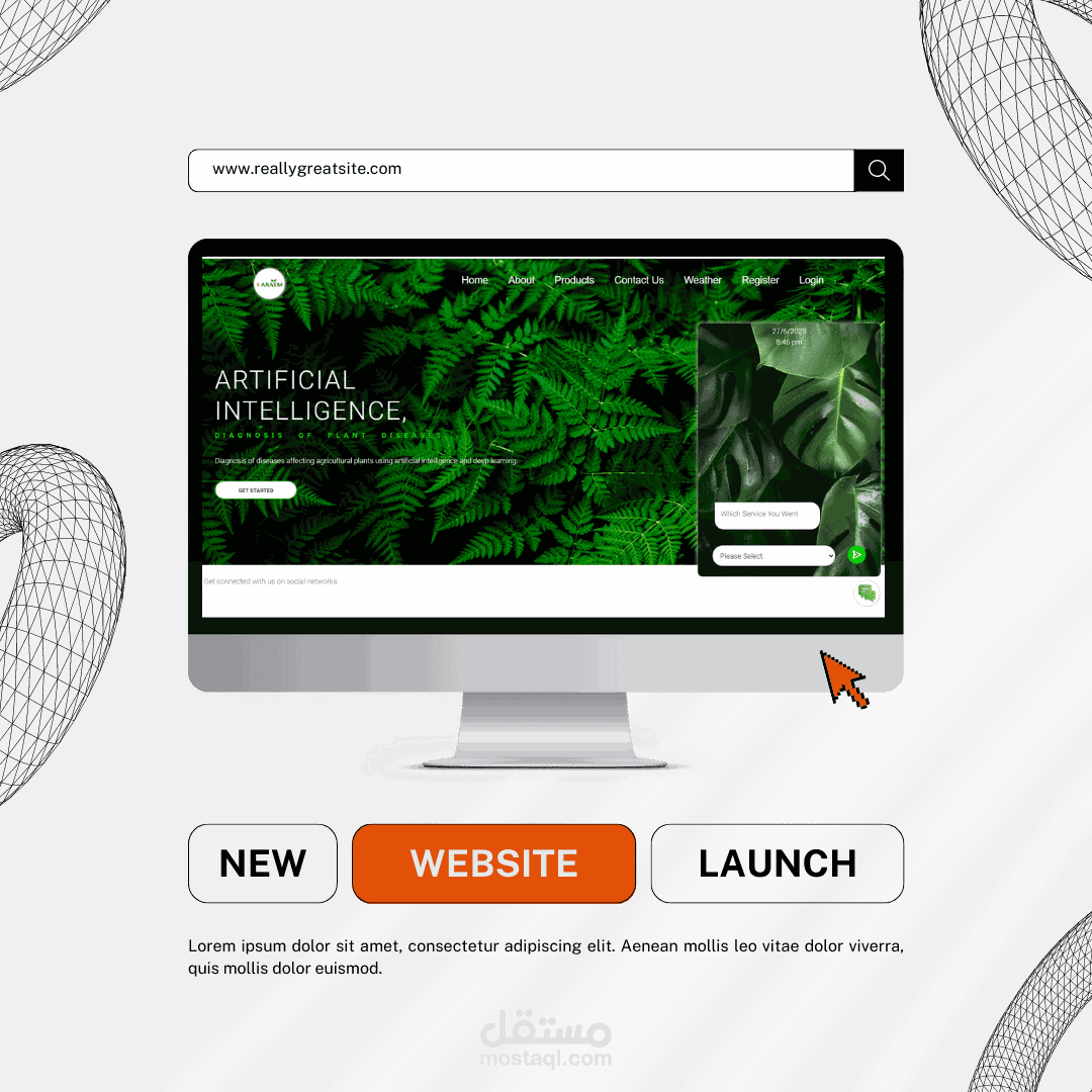 Web application for artificial intelligence to diagnose plan